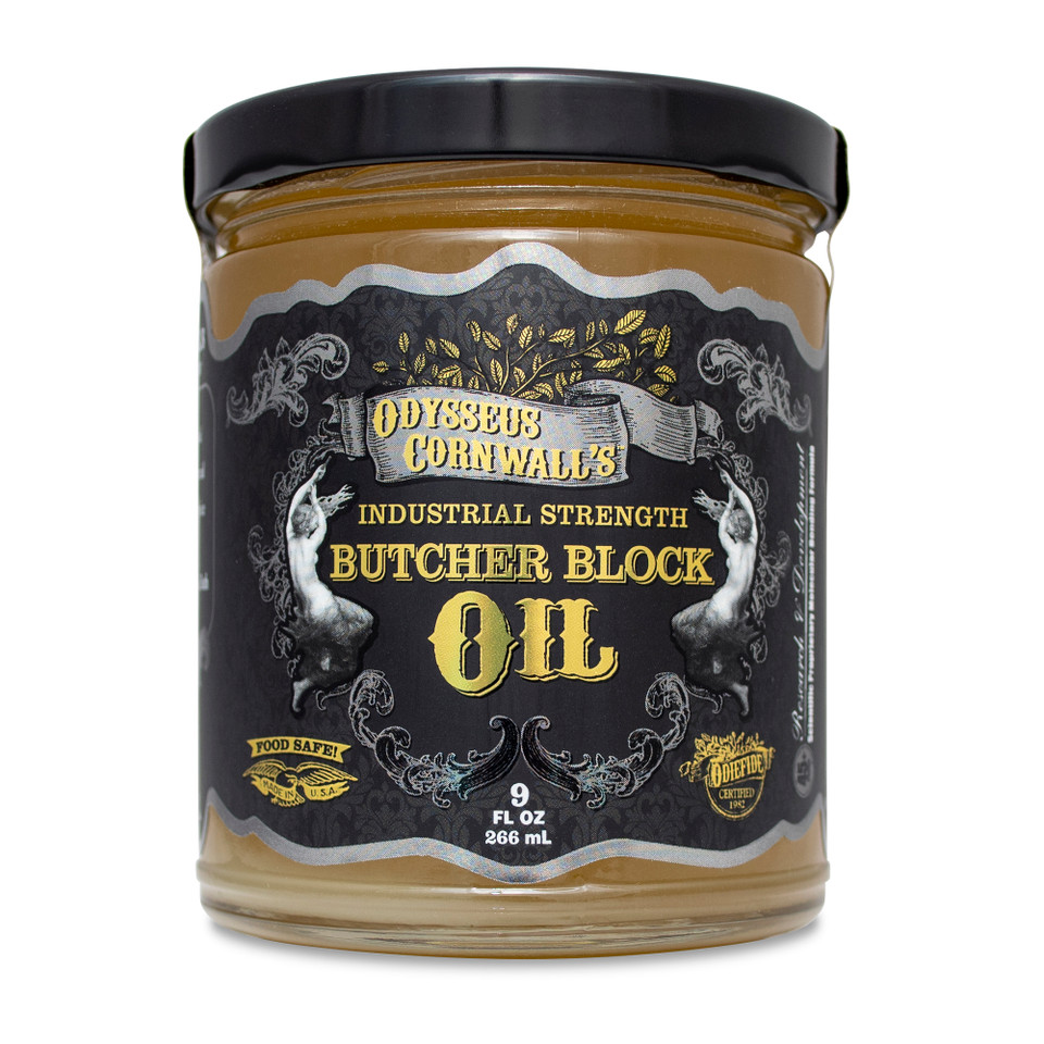 Odie’s Industrial Strength Butcher Block Oil 266ml (9 oz) Jar